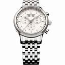 Maurice Lacroix Les Classiques Silver Dial Chronograph Stainless Steel Men's Watch LC1008-SS002-130