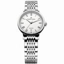 Maurice Lacroix Les Classiques Tradition White Dial Ladies Automatic Stainless Steel Watch LC6063-SS002-110