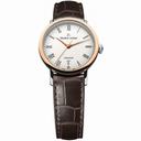 Maurice Lacroix Les Classiques White Dial Brown Alligator Leather Ladies Automatic Watch LC6063-PS101-110