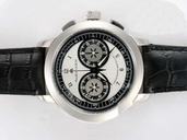 Maurice Lacroix Masterpiece Le Chronographe MP 7128-SS001-320 45mm White Dial Watch