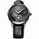 Maurice Lacroix Masterpiece Roue Carree Black Dial Men's Watch MP7158-SS001-900