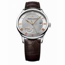 Maurice Lacroix Masterpiece Silver Dial Brown Crocodile Leather Men's Watch MP6807-SS001-111
