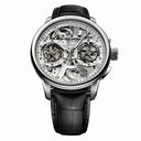 Maurice Lacroix Masterpiece Squelette Black Leather Men's Watch MP7128-SS001-100