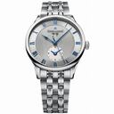 Maurice Lacroix Masterpiece Tradition Date GMT Silver Dial Men's Watch MP6707-SS002-110