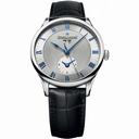 Maurice Lacroix Masterpiece Tradition Silver Dial Black Leather Men's Watch MP6707-SS001-110