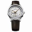 Maurice Lacroix Masterpiece Tradition Worldtimer Silver Dial Brown Leather Men's Watch MP6008-SS001-110