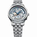 Maurice Lacroix Masterpiece Tradition Worldtimer Silver Dial Stainless Steel Men's Watch MP6008-SS002-111