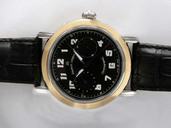 Maurice Lacroix Masterpiece Venus MP7038-WG101-120 Black Cow Leather Strap Round Midsize Watch