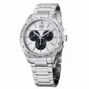Maurice Lacroix Miros Black and Silver Dial Men's Chronograph Watch MI1028-SS002-130