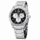 Maurice Lacroix Miros Silver and Black Dial Men's Watch MI1028-SS002-332