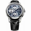 Maurice Lacroix Pontos Automatic Chronograph Blue Dial Men's Watch PT6188-SS001-430