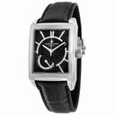 Maurice Lacroix Pontos Black Dial Black Leather Men's Watch PT6207-SS001-330