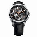 Maurice Lacroix Pontos Chronograph Black Dial Leather Men's Watch PT6188-SS001332