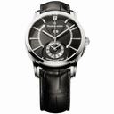 Maurice Lacroix Pontos Grand Guichet Gmt Black Dial Men's Watch PT6208-SS001-330