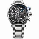 Maurice Lacroix Pontos S Black and Blue Dial Chronograph Stainless Steel Men's Watch PT6008-SS002-331