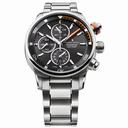 Maurice Lacroix Pontos S Black and Orange Dial Chronograph Stainless Steel Men's Watch PT6008-SS002-332