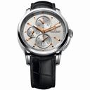 Maurice Lacroix Pontos Silver Dial Leather Men'ss Watch PT6188-SS001-131