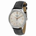 Montblanc Heritage Chronometrie Automatic Silvery-White Dial Black Leather Strap Men's Watch 112520