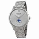Montblanc Meisterstuck Heritage Moonstruck Silver Dial Stainless Steel Men's Watch 111184