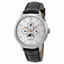 Montblanc Meisterstuck Heritage Perpetual Calendar White Dial Black Leather Unisex Watch 110715
