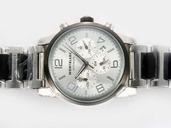 Montblanc Skeleton Chronograph 9668 Mens 43mm Stainless Steel Case Watch