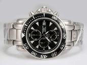 Montblanc Sport Chronograph 03273 Quartz Chronograph Stainless Steel Bezel Mens Watch
