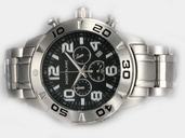 Montblanc Sport Chronograph 03274 Mens Stainless Steel Case Stainless Steel Bezel Watch