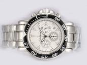 Montblanc Sport Chronograph 05108 Stainless Steel Case Mens Watch