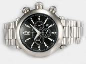 Montblanc Sport Chronograph 08466 Round Mens White Stainless Steel Strap Watch