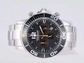 Montblanc Sport Chronograph 104659 Round Quartz Chronograph Black Dial Watch