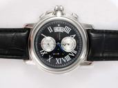Montblanc Star Automatic 09632 Stainless Steel Bezel Black Dial Watch