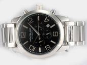 Montblanc Star Automatic 35871 Mens Round White Stainless Steel Strap Watch