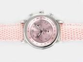 Montblanc Star Automatic 38023 Quartz Chronograph Round Pink Dial Watch