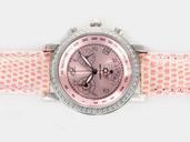Montblanc Star Automatic 38023 Red Dial Quartz Chronograph Round Watch