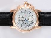 Montblanc Star Chrono GMT 101638 White Dial Quartz Chronograph 43mm Watch