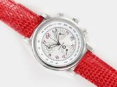 Montblanc Star Chronograph 07253 Stainless Steel Bezel Stainless Steel Case White Dial Watch