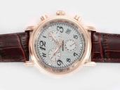 Montblanc Star Chronograph 07255 Automatic Round White Dial Watch