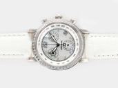 Montblanc Star Chronograph 07255 Stainless Steel Case White Dial Round Watch