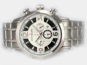 Montblanc Star Chronograph 09669 White Stainless Steel Strap 43mm Mens Watch