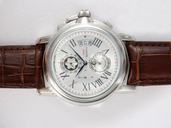 Montblanc Star Chronograph GMT 09632 43mm White Dial Stainless Steel Case Watch