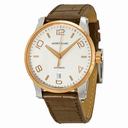 Montblanc Timewalker Automatic Silver Dial Brown Leather Men's Watch 110330