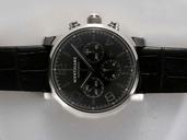 Montblanc Timewalker Chronograph 09670 43mm Stainless Steel Case Mens Watch