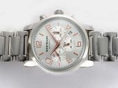 Montblanc Timewalker Chronograph 09671 White Dial Round Automatic Watch
