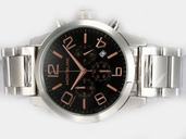 Montblanc Timewalker Chronograph 101565 Stainless Steel Bezel Stainless Steel Case Watch