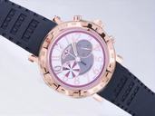 Montblanc Timewalker Chronograph 36972 Stainless Steel Case Round Pink Dial Watch