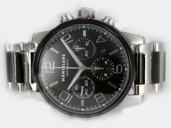 Montblanc Timewalker Chronograph 9668 Automatic Black Dial Watch