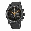 Montblanc Timewalker Chronograph Black and Grey Dial Black Leather Men's Watch 111684