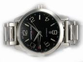 Montblanc Timewalker GMT 36064 43mm Automatic Black Dial Watch