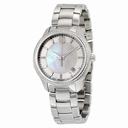 Movado Bellina White Mother Of Pearl Dial Ladies Stainless Steel Watch 0606981