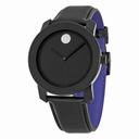 Movado Bold Black Dial Patent Leather Unisex Watch 3600345
